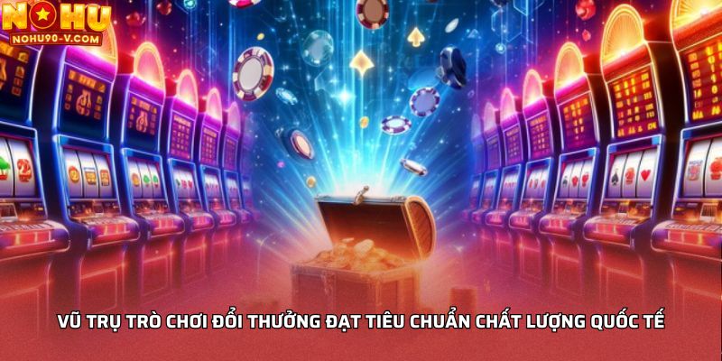 Vũ trụ trò chơi đổi thưởng đạt tiêu chuẩn chất lượng quốc tế